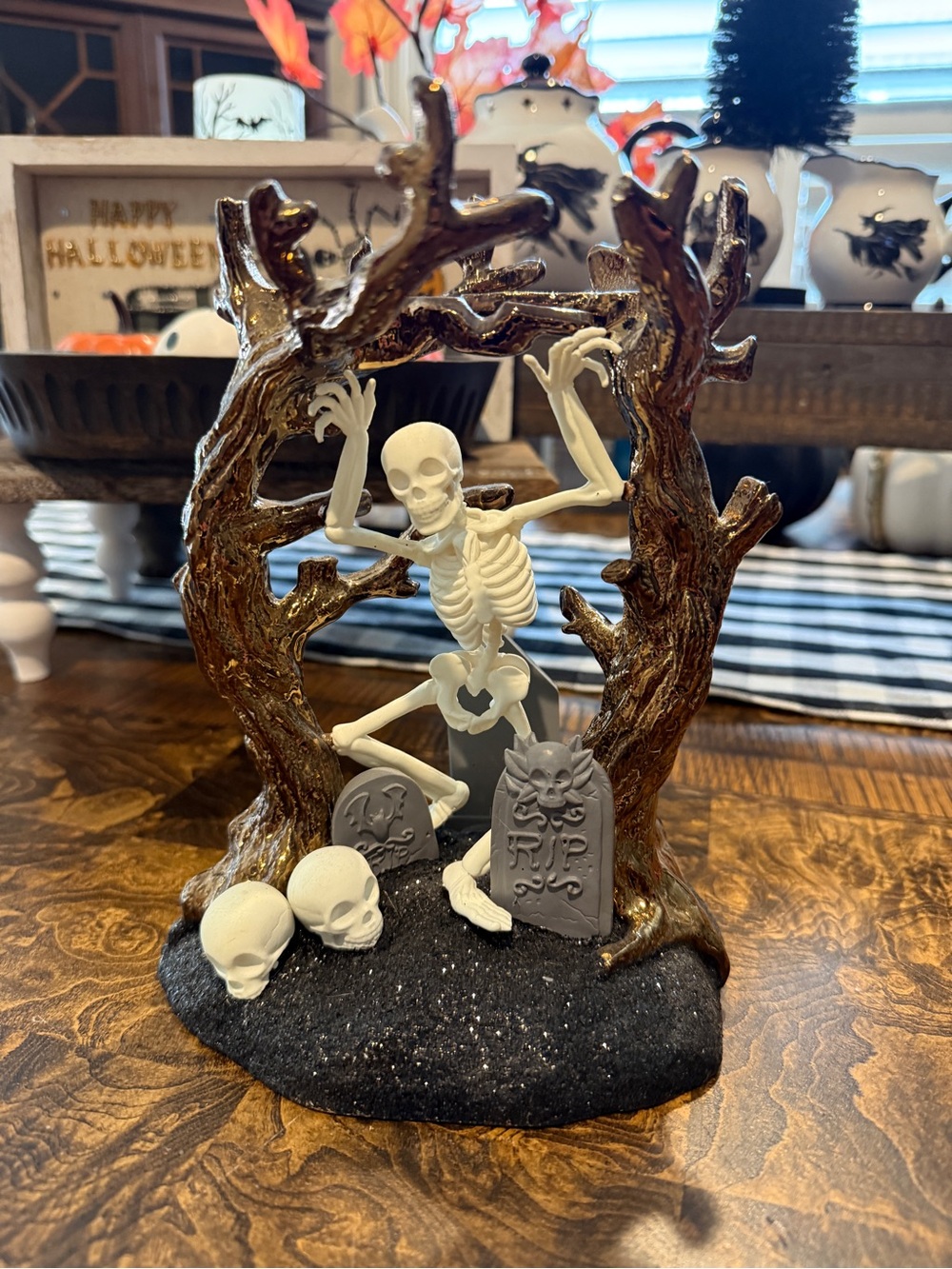 Bath & Body Works Halloween Skeleton Candle Holder